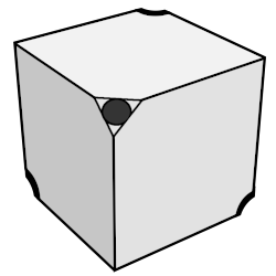 tetrahedron cube holes