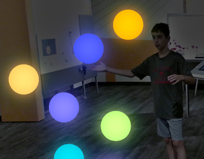 Particle Mirror balls