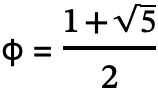 phi formula