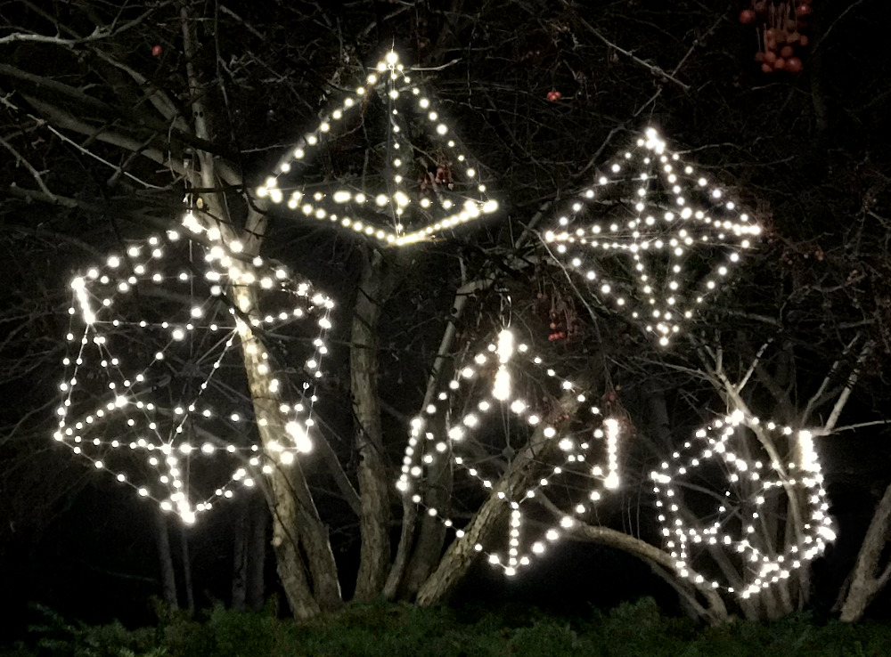 platonic solids with lights